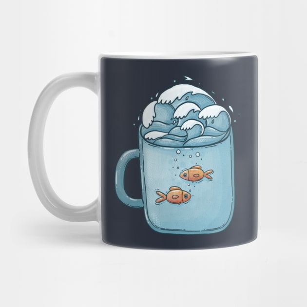 Goldfish cup by Tania Tania